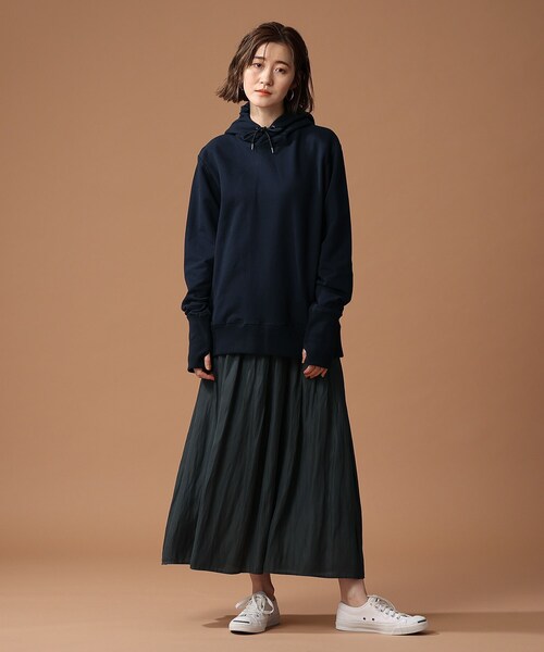 BASECONTROL(ベースコントロール)の「◆【S~Lサイズ展開】多機能裏毛 プルオーバーパーカー(パーカー・レディース・ブラック/ネイビー/グレー・01/02/03)」の15枚目の写真