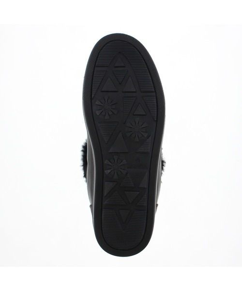 JELLY BEANS(ジェリービーンズ)の「ジップファースノーブーツ(210-322)JELLY BEANS(ジェリービーンズ)(ブーツ・レディース・ブラック/グレー・LL/S/M/L)」の3枚目の写真