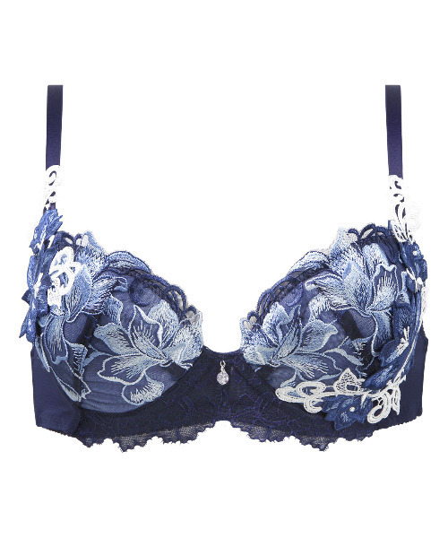 HIMICO（ヒミコ）の「【気品高く香る 007series】HIMICO Magnolia Profumo ブラ（ブラジャー・レディース・ローズ/ネイビー/ラベンダー/アイボリー・B70/B75/D80/E65/F65/C65/C70/C80/D75/F70/D65/E70/E80/F80/C75/F75/B65/D70/E75）」の3枚目の写真