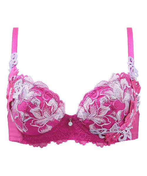 HIMICO（ヒミコ）の「【気品高く香る 007series】HIMICO Magnolia Profumo ブラ（ブラジャー・レディース・ローズ/ネイビー/ラベンダー/アイボリー・B70/B75/D80/E65/F65/C65/C70/C80/D75/F70/D65/E70/E80/F80/C75/F75/B65/D70/E75）」の4枚目の写真