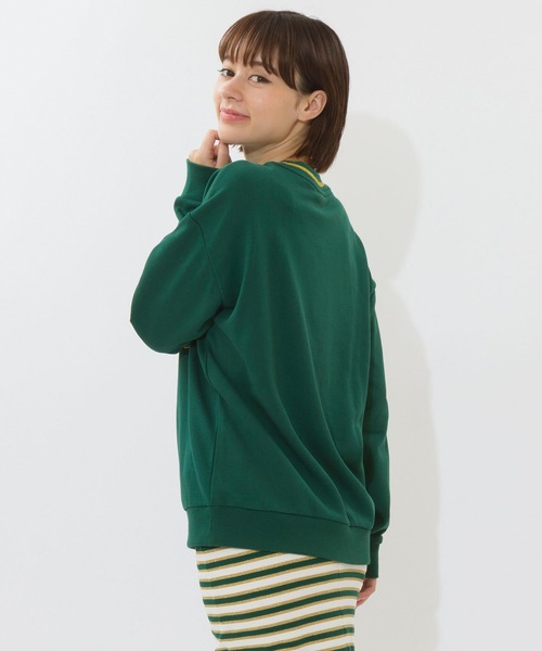 NEW BALANCE(ニューバランス)の「NB Athletics Lurex スウェット クルー(スウェット・レディース・グリーン/ホワイト・SMALL/X-LARGE/LARGE/MEDIUM)」の7枚目の写真
