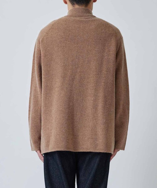 ADAM ET ROPE'(アダムエロペ)の「9G ニットジャケットカーディガン(カーディガン/ボレロ・メンズ・ネイビー/キャメル・M/L)」の18枚目の写真