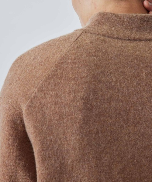 ADAM ET ROPE'(アダムエロペ)の「9G ニットジャケットカーディガン(カーディガン/ボレロ・メンズ・ネイビー/キャメル・M/L)」の20枚目の写真