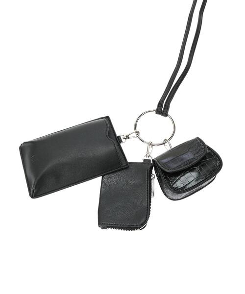 koe（コエ）の「スマホ・マルチケースショルダーバッグ*（スマホケース/カバー・レディース・ブラック/シルバー/ブラウン・FREE）」の10枚目の写真