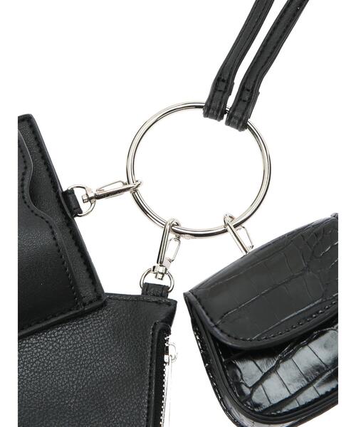 koe（コエ）の「スマホ・マルチケースショルダーバッグ*（スマホケース/カバー・レディース・ブラック/シルバー/ブラウン・FREE）」の11枚目の写真