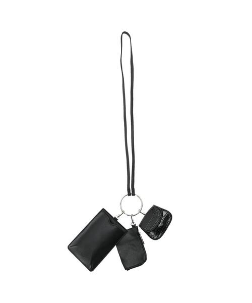 koe（コエ）の「スマホ・マルチケースショルダーバッグ*（スマホケース/カバー・レディース・ブラック/シルバー/ブラウン・FREE）」の16枚目の写真