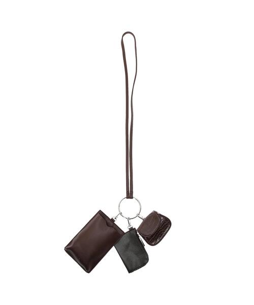 koe（コエ）の「スマホ・マルチケースショルダーバッグ*（スマホケース/カバー・レディース・ブラック/シルバー/ブラウン・FREE）」の17枚目の写真