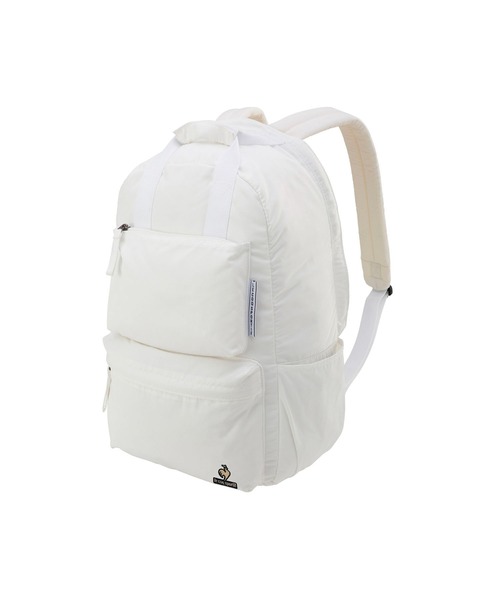 le coq sportif(ルコックスポルティフ)の「スポーツ メンズ レディース ユニセックス バックパック 小物 バッグ アクセサリー カジュアル トレーニングウエア スポーツウエア(バックパック/リュック・レディース・ホワイト/ブラック・F)」の12枚目の写真