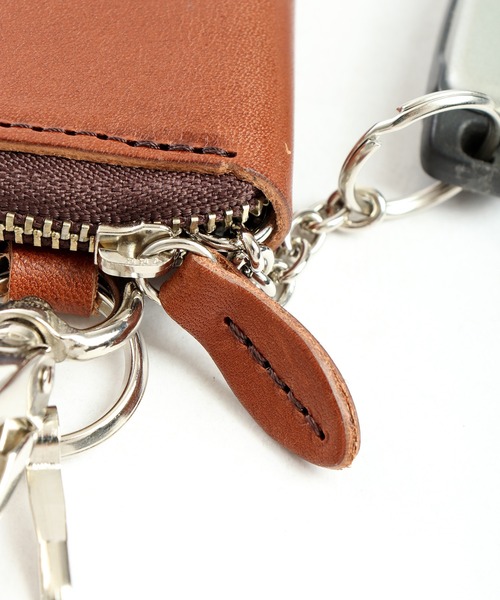 FUNALIVE（ファンアライブ）の「栃木レザーキーホルダー付きコインケース（コインケース・メンズ・レッド/ブラウン/ブラック/グリーン/ダークブラウン/ネイビー・FREE）」の22枚目の写真