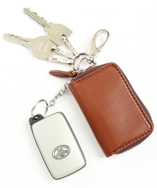 FUNALIVE（ファンアライブ）の「栃木レザーキーホルダー付きコインケース（コインケース・メンズ・レッド/ブラウン/ブラック/グリーン/ダークブラウン/ネイビー・FREE）」の21枚目の写真