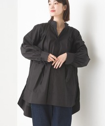 OMNES Supremo | タイプライター袖リボンビッグシャツ(シャツ/ブラウス)