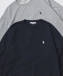 U.S. POLO ASSN. | U.S. POLO ASSN./ユーエスポロアッスン ビッグシルエット ワンポイント刺繍 スウェット トレーナー(スウェット)
