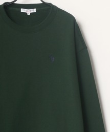 U.S. POLO ASSN./ユーエスポロアッスン 別注 オーバーサイズ 裏毛 ロゴ ワンポイント刺繍 スウェット トレーナー/長袖 トップス プルオーバー/レディース メンズ