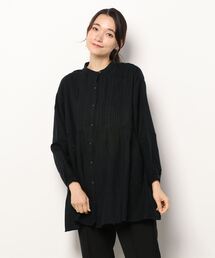 Samansa Mos2 | ピンタックチュニック(シャツ/ブラウス)