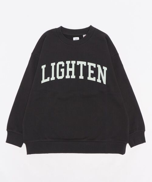 GLOBAL WORK(グローバルワーク)の「AND YUA ANY/USAグラフィックスウェット/219827(スウェット・キッズ・ブラック/ベージュ/オフホワイト/ブルー/ダークグレー/アイボリー/グレー系その他/チャコールグレー/ホワイト・150cm/160cm)」の5枚目の写真