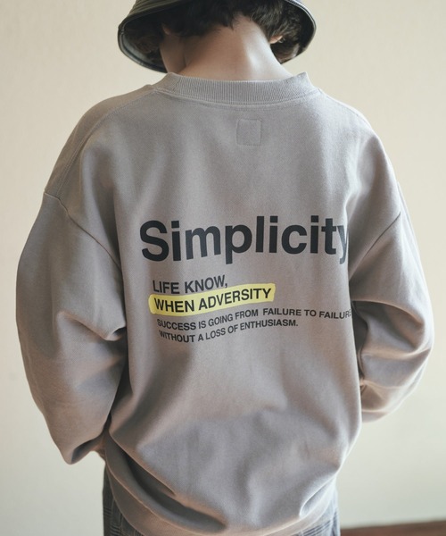 GLOBAL WORK(グローバルワーク)の「AND YUA ANY/USAグラフィックスウェット/219827(スウェット・キッズ・ブラック/ベージュ/オフホワイト/ブルー/ダークグレー/アイボリー/グレー系その他/チャコールグレー/ホワイト・150cm/160cm)」の8枚目の写真