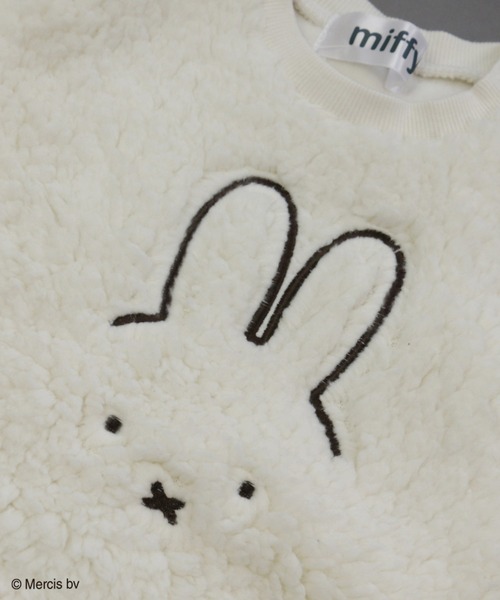 JAM & LINK(ジャムアンドリンク)の「miffy/ ミッフィー&ボリス もこもこボアワンピース(ワンピース・キッズ・ベージュ/ブラック/モカ/オフホワイト・130cm/120cm/80cm/140cm/90cm/110cm/100cm)」の16枚目の写真
