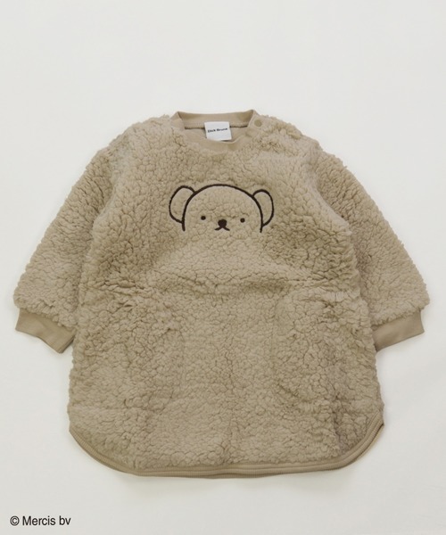 JAM & LINK(ジャムアンドリンク)の「miffy/ ミッフィー&ボリス もこもこボアワンピース(ワンピース・キッズ・ベージュ/ブラック/モカ/オフホワイト・130cm/120cm/80cm/140cm/90cm/110cm/100cm)」の21枚目の写真