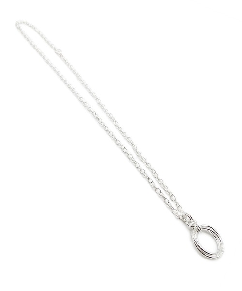 THEATER シアター ツイストリングデザインスリムチェーンネックレス（ネックレス）｜THEATER（シアター）