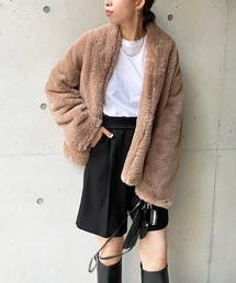 DouDou | フェイクファーブルゾン(その他アウター)