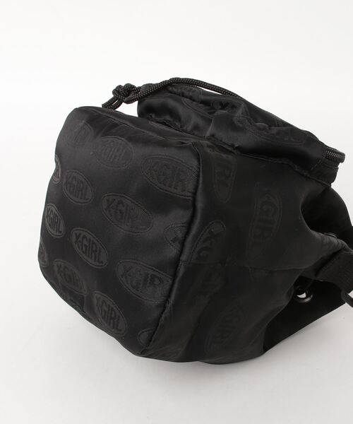 X-girl（エックスガール）の「OVAL LOGO BUCKET SHOULDER BAG（ショルダーバッグ・レディース・ブラック・ONE SIZE）」の12枚目の写真