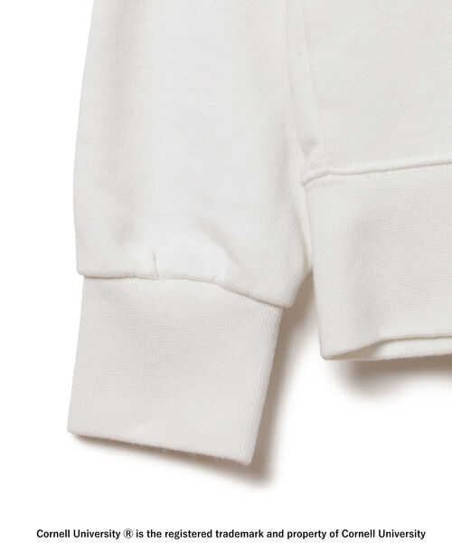 GOOD ROCK SPEED（グッドロックスピード）の「GOOD ROCK SPEED × BEAMS BOY / 別注 カレッジ クルー スウェット（スウェット・レディース・ホワイト/ナチュラル・ONE SIZE）」の18枚目の写真