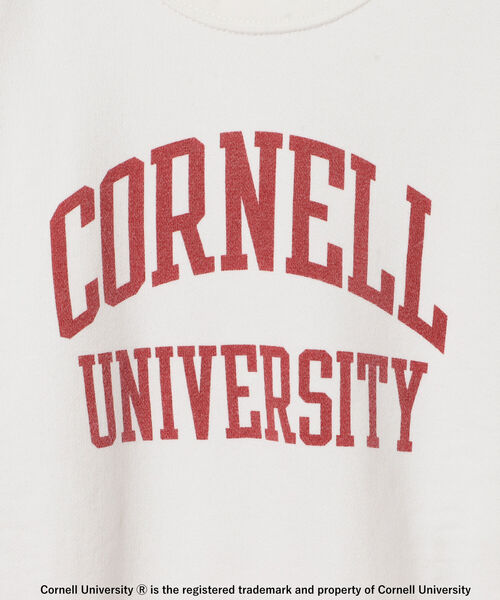 GOOD ROCK SPEED（グッドロックスピード）の「GOOD ROCK SPEED × BEAMS BOY / 別注 カレッジ クルー スウェット（スウェット・レディース・ホワイト/ナチュラル・ONE SIZE）」の19枚目の写真