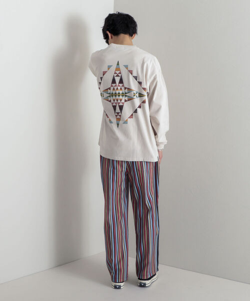 PENDLETON（ペンドルトン）の「【PENDLETON/ペンドルトン】バックプリント ビッグシルエット ロングスリーブTシャツ（Tシャツ/カットソー・メンズ・チャコールグレー/オフホワイト/ミント/カーキ・MEDIUM/LARGE/X-LARGE）」の17枚目の写真