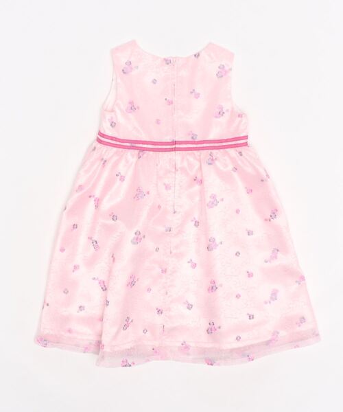 BeBe（ベベ）の「BeBe/日本製フォーマルカバリエレ・アズーロオーガンジー花柄刺繍ワンピース(110~130cm)（ドレス・キッズ・ピンク系その他/グリーン系その他・110/130/120）」の22枚目の写真