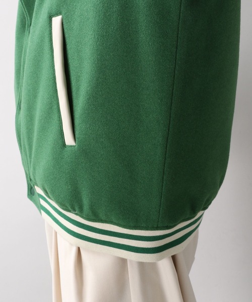 RAGEBLUE（レイジブルー）の「＜WOOLLYTEC＞ウーリーテック/ビッグスタジャン/258511（スタジャン・メンズ・ライトブルー/ブラック/グリーン・SMALL/MEDIUM/LARGE）」の17枚目の写真