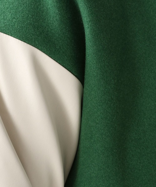 RAGEBLUE（レイジブルー）の「＜WOOLLYTEC＞ウーリーテック/ビッグスタジャン/258511（スタジャン・メンズ・ライトブルー/ブラック/グリーン・SMALL/MEDIUM/LARGE）」の12枚目の写真