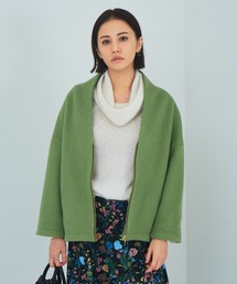 Abahouse Devinette | 【BRAHMIN】イタリアンニードルシャギーブルゾン(トレンチコート)