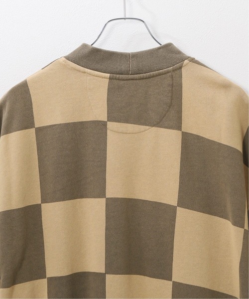 JOINT WORKS(ジョイントワークス)の「【STUSSY / ステューシー】 Blur Checker Fleece Mock Neck(スウェット・メンズ・ブルー/チョコ・MEDIUM/LARGE)」の5枚目の写真