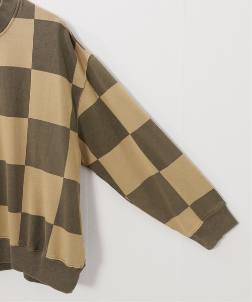 JOINT WORKS(ジョイントワークス)の「【STUSSY / ステューシー】 Blur Checker Fleece Mock Neck(スウェット・メンズ・ブルー/チョコ・MEDIUM/LARGE)」の6枚目の写真