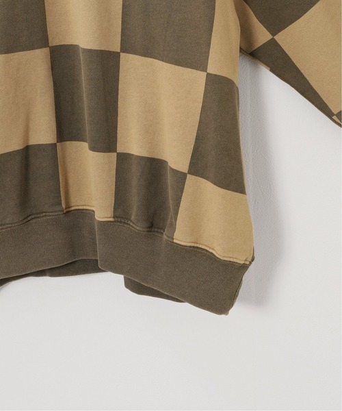 JOINT WORKS(ジョイントワークス)の「【STUSSY / ステューシー】 Blur Checker Fleece Mock Neck(スウェット・メンズ・ブルー/チョコ・MEDIUM/LARGE)」の8枚目の写真