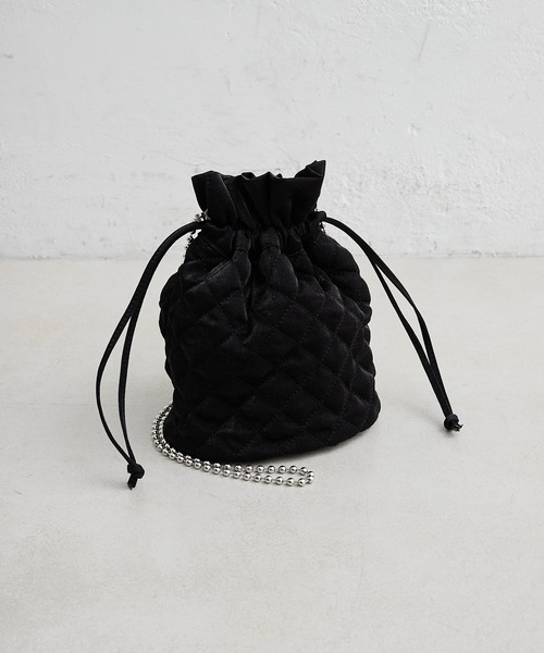 CIAOPANIC TYPY（チャオパニックティピー）の「キルティング巾着ショルダー（ショルダーバッグ・レディース・スカイブルー/ブラック/パープル/イエロー・ONE SIZE）」の9枚目の写真