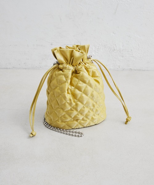 CIAOPANIC TYPY（チャオパニックティピー）の「キルティング巾着ショルダー（ショルダーバッグ・レディース・スカイブルー/ブラック/パープル/イエロー・ONE SIZE）」の12枚目の写真