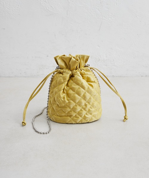 CIAOPANIC TYPY（チャオパニックティピー）の「キルティング巾着ショルダー（ショルダーバッグ・レディース・スカイブルー/ブラック/パープル/イエロー・ONE SIZE）」の14枚目の写真