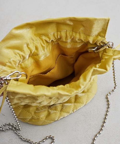 CIAOPANIC TYPY（チャオパニックティピー）の「キルティング巾着ショルダー（ショルダーバッグ・レディース・スカイブルー/ブラック/パープル/イエロー・ONE SIZE）」の15枚目の写真