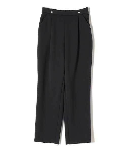 kaene(カエン)の「kaene:パールモチーフボタンテーパードパンツ◆(その他パンツ・レディース・ブラック/ベージュ・ONE SIZE)」の3枚目の写真
