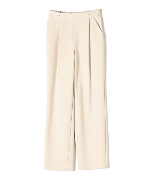 kaene(カエン)の「kaene:パールモチーフボタンテーパードパンツ◆(その他パンツ・レディース・ブラック/ベージュ・ONE SIZE)」の5枚目の写真