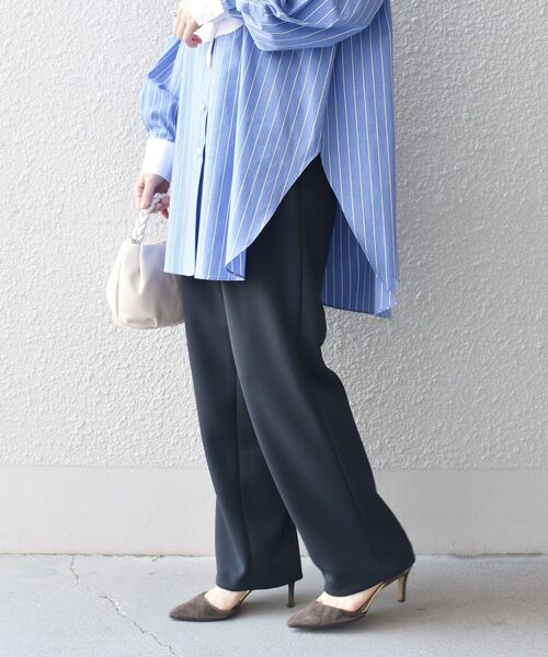 kaene(カエン)の「kaene:パールモチーフボタンテーパードパンツ◆(その他パンツ・レディース・ブラック/ベージュ・ONE SIZE)」の15枚目の写真