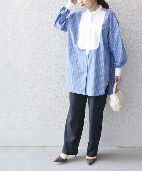 kaene(カエン)の「kaene:パールモチーフボタンテーパードパンツ◆(その他パンツ・レディース・ブラック/ベージュ・ONE SIZE)」の17枚目の写真