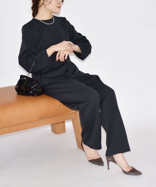 kaene(カエン)の「kaene:パールモチーフボタンテーパードパンツ◆(その他パンツ・レディース・ブラック/ベージュ・ONE SIZE)」の20枚目の写真