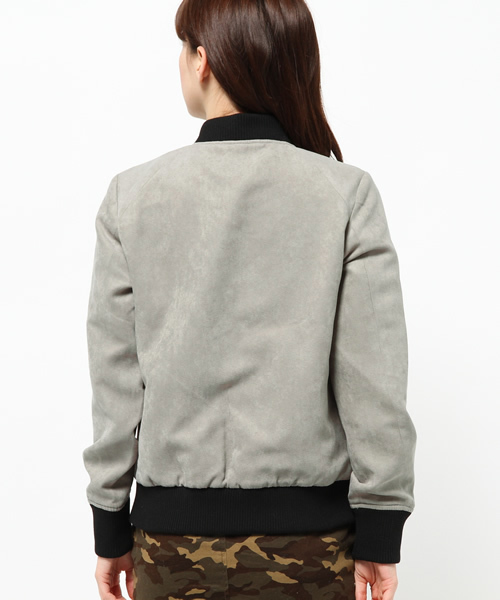 CIAOPANIC（チャオパニック）の「【TOOL FOR Ciaopanic】スタジャン（スタジャン・レディース・ネイビー/ライトグレー・FREE）」の5枚目の写真