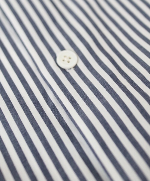 y/m(イム)の「ストライプシャツ(シャツ/ブラウス・メンズ・ライトブルー/ネイビー・MEDIUM/LARGE)」の12枚目の写真
