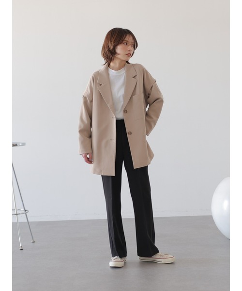 rem closet(レムクローゼット)の「センタープレスフレアパンツ(その他パンツ・レディース・ブラック・S/XS)」の13枚目の写真