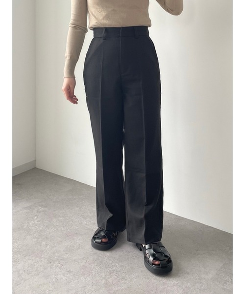 rem closet(レムクローゼット)の「センタープレスフレアパンツ(その他パンツ・レディース・ブラック・S/XS)」の15枚目の写真