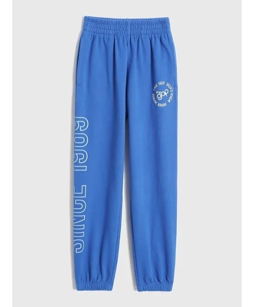 GAP（ギャップ）の「GAPロゴプリント ジョガーパンツ (キッズ)（スウェットパンツ・キッズ・ブルー/ホワイト/グレー・XL/M/L/XXL/S）」の3枚目の写真