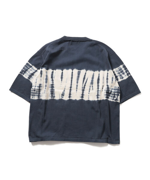 BEAMS LIGHTS(ビームスライツ)の「BEAMS LIGHTS / タイダイ クルーネック Tシャツ(Tシャツ/カットソー・メンズ・ベージュ/ネイビー・L/S/M)」の9枚目の写真